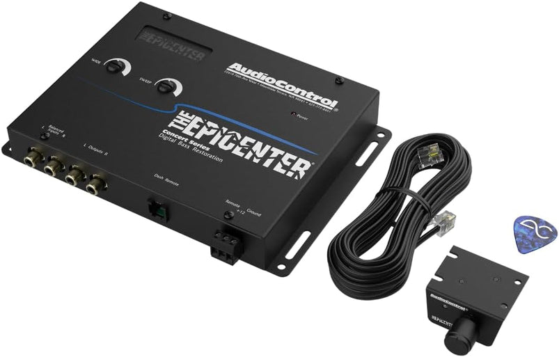 Audiocontrol Epicenter Digital Bass Restoration Processor with Wired Remote for Enhanced Car Audio