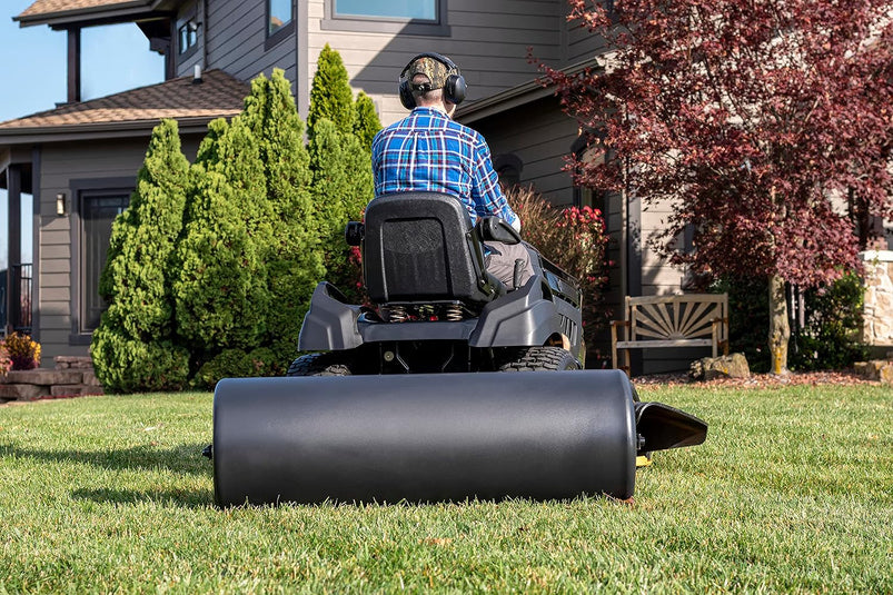 Agri-Fab 45-0604 18" x 48" Tow Behind Poly Lawn Roller 550 Lbs Weight with Water, Poly Drum and Steel Frame