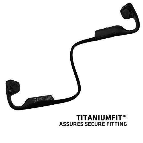 Aftershokz Titanium Bone Conduction Wireless Bluetooth Headphones, Black