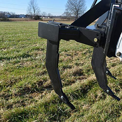 3 Shank Subsoiler Ground Ripper Fits 3 Point Tractor Cat 1 and 2 Quick Hitch Compatible