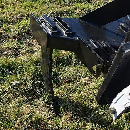 3 Shank Subsoiler Ground Ripper Fits 3 Point Tractor Cat 1 and 2 Quick Hitch Compatible