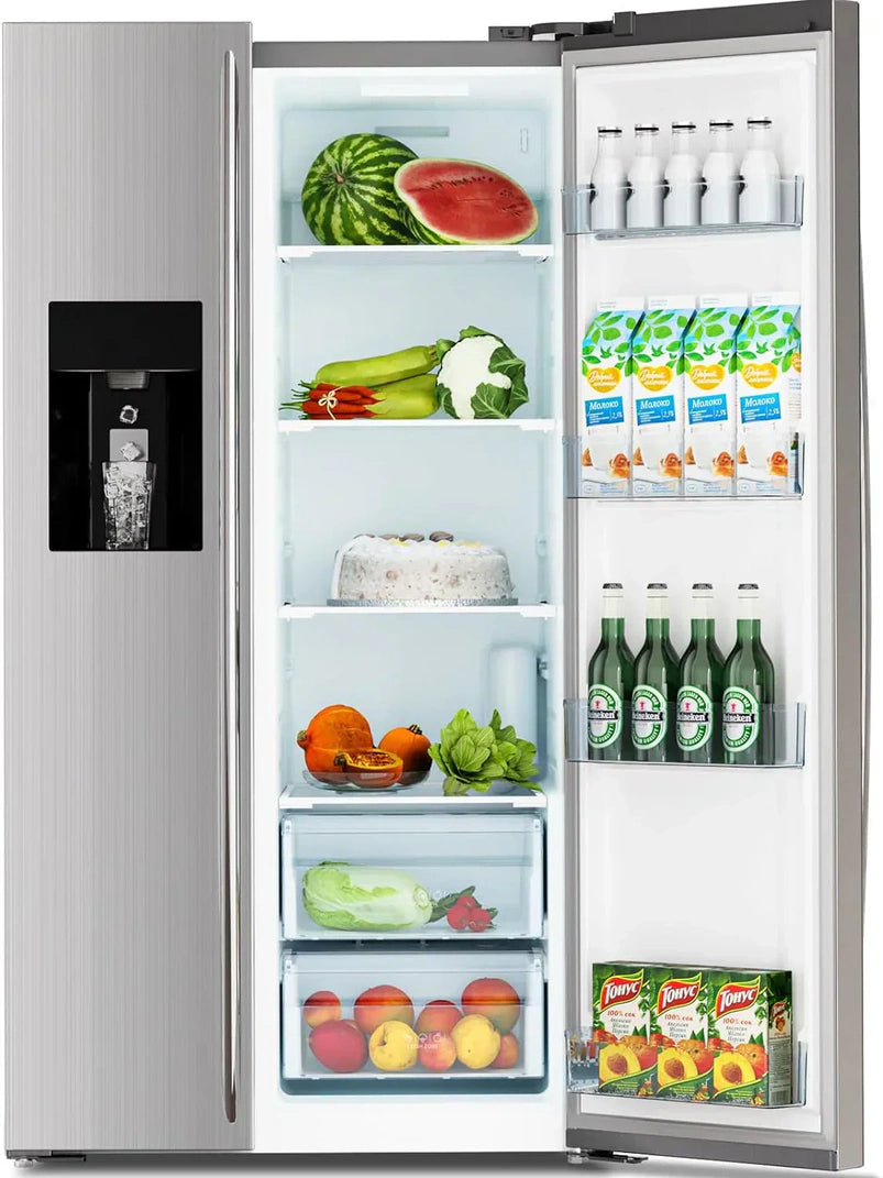 36" Side by Side 20.01 Cu. Ft. Built-in Refrigerator with Freezer and Ice Maker Included