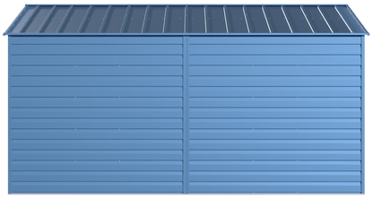 Arrow Select Steel Storage Shed, 10x14, Blue Grey