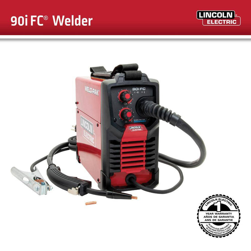 Lincoln Electric Weld-Pak 90i Fc Flux-Cored Wire Feeder Welder No Gas K5255-1
