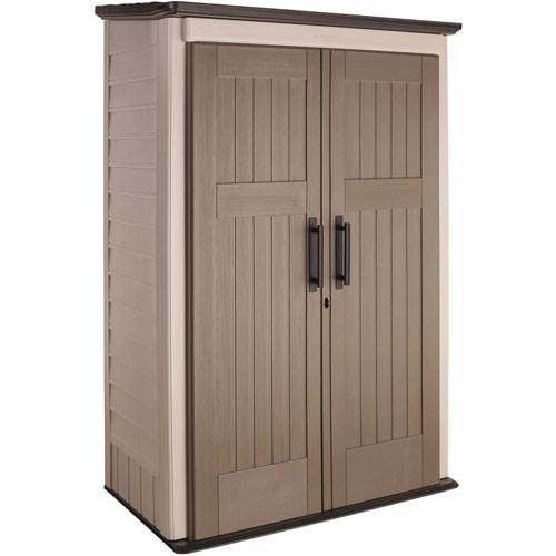 Rubbermaid Outdoor Storage Shed, 52 Cu. Ft, Weather-Resistant, Lockable Doors