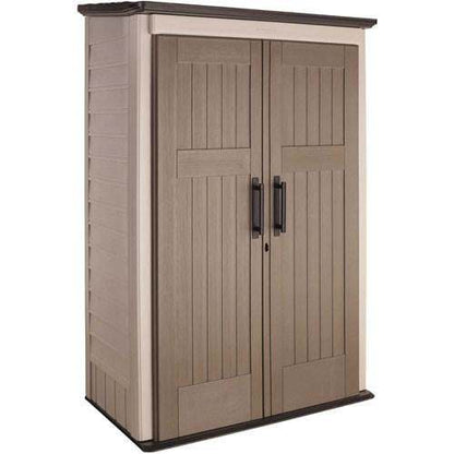 Rubbermaid Outdoor Storage Shed, 52 Cu. Ft, Weather-Resistant, Lockable Doors