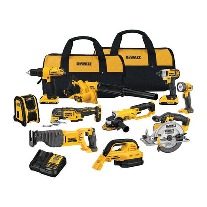20V MAX 10-Tool Combo Kit DCK1020D2 with Batteries and Charger
