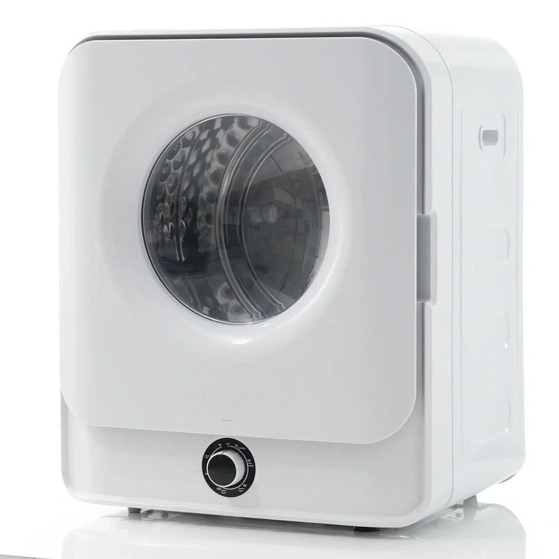 1.95 Cu. Ft. Front Load Clothes Dryer, Portable Compact Dryer 830W, 5 Drying Modes, Stainless Steel Drum, with Overheat Protection, Dust Removal