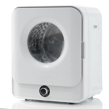 1.95 Cu. Ft. Front Load Clothes Dryer, Portable Compact Dryer 830W, 5 Drying Modes, Stainless Steel Drum, with Overheat Protection, Dust Removal