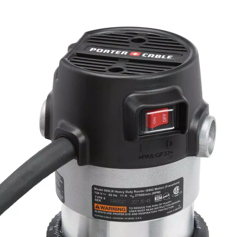 Porter-Cable Router, Fixed Base, 11-Amp 690LR