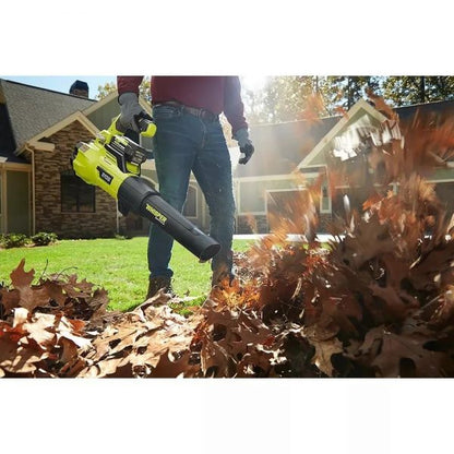 40V Brushless 20 In. Walk Behind Self Propelled Mower String Trimmer Leaf Blower with 2 Batteries and 2 Chargers