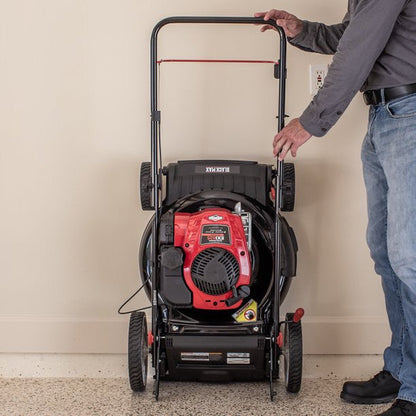 21-Inch 150cc Gas Push Mower with Mow-N-Stow