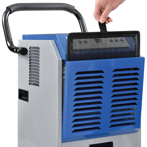Industrial Portable Heavy Duty Commercial Dehumidifier, 110 Pints Per Day