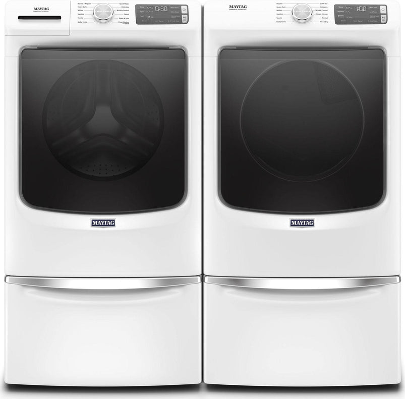 MED6630HW Front-Loading Electric Dryer, White