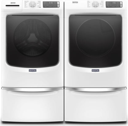 MED6630HW Front-Loading Electric Dryer, White