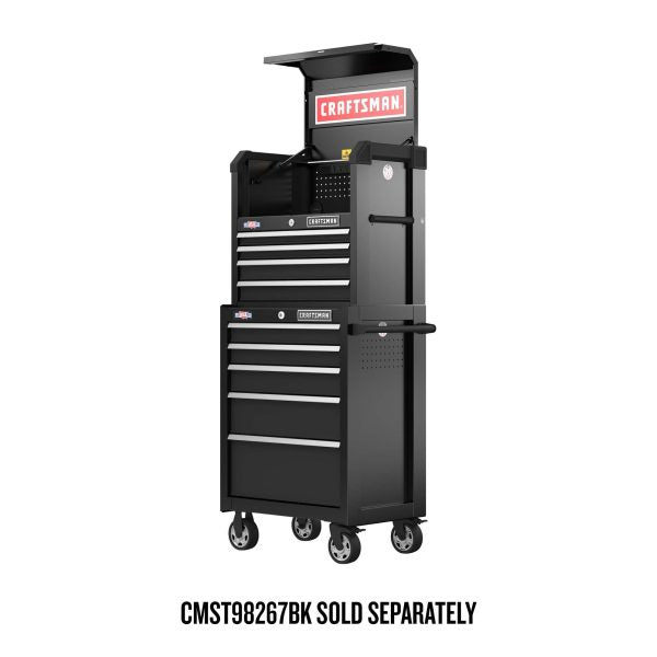 Series 26.5-in W x 37.5-in H 5-Drawer Steel Rolling Tool Cabinet Black, 2000