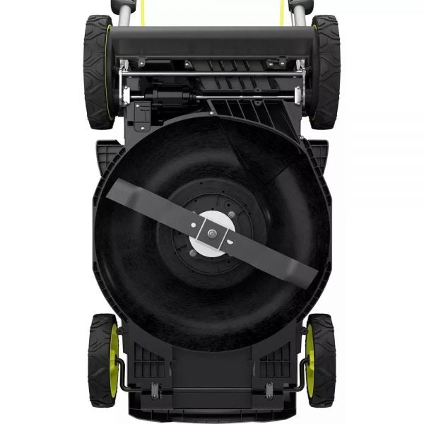 40V Brushless 20 In. Walk Behind Self Propelled Mower String Trimmer Leaf Blower with 2 Batteries and 2 Chargers