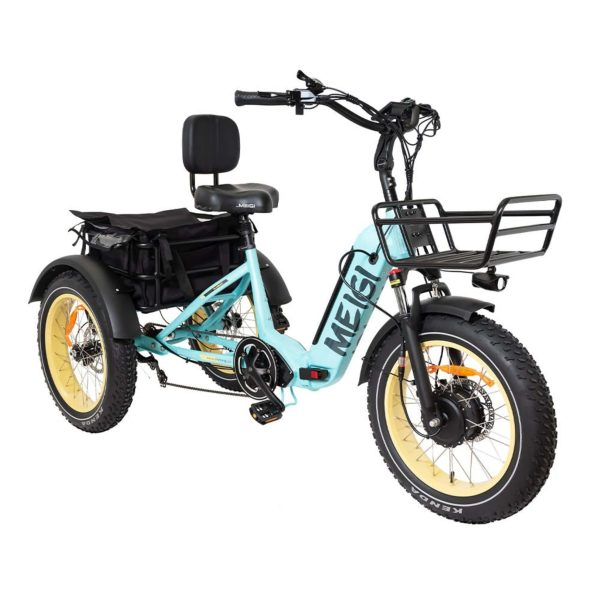 Silverado 20 48V/14Ah 750W Foldable Fat Tire Electric Trike, 330LBS 96817362