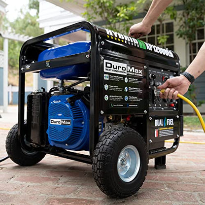 XP12000EH Dual Fuel Generator, 12, 000W Gas/Propane, 457cc 4-Stroke Engine, EPA/Carb Compliant