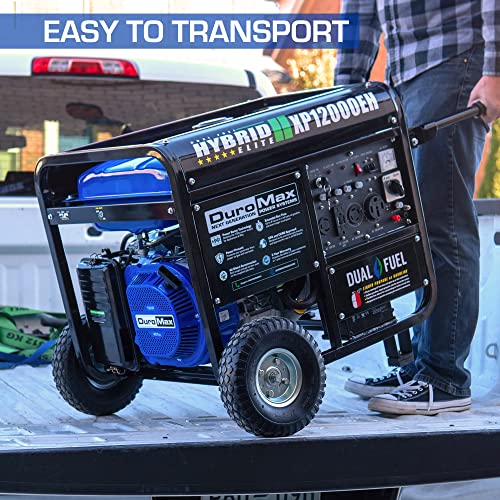 XP12000EH Dual Fuel Generator, 12, 000W Gas/Propane, 457cc 4-Stroke Engine, EPA/Carb Compliant