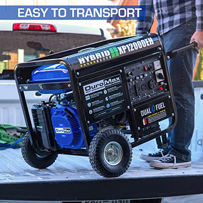 XP12000EH Dual Fuel Generator, 12, 000W Gas/Propane, 457cc 4-Stroke Engine, EPA/Carb Compliant