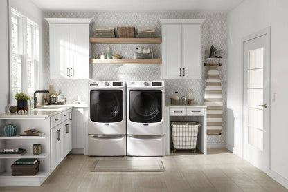 MED6630HW Front-Loading Electric Dryer, White