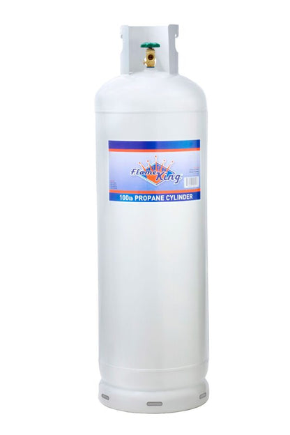 100 LB Steel Propane Cylinder Pol Valve Ships Empty