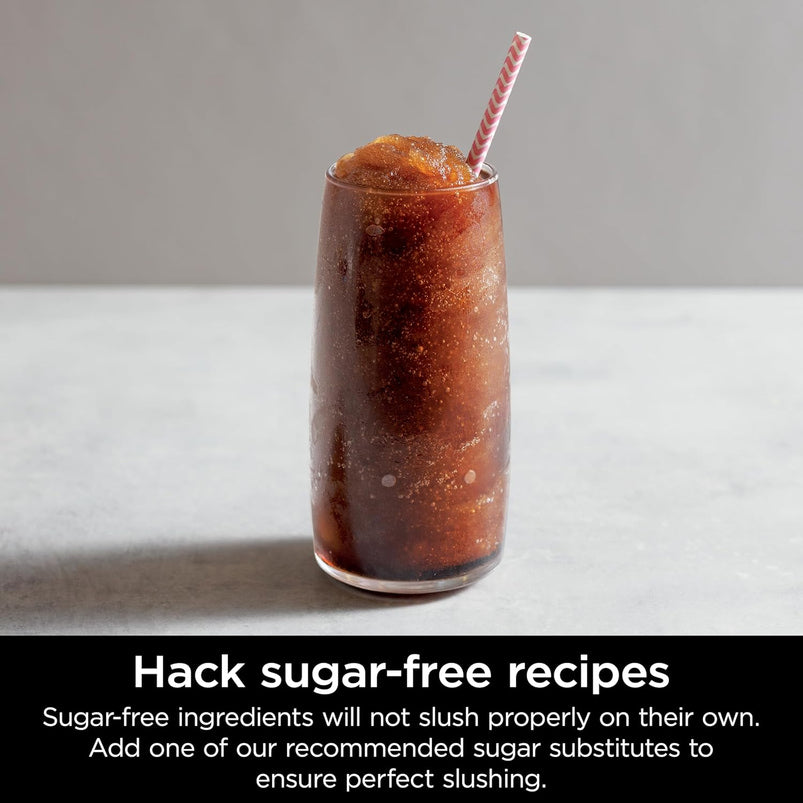 Slushi with Rapidchill Technology, 88 oz. Frozen Drink and Slushie Machine, 5 Preset Programs, Margaritas, Frappes, Premium Accents, Black, FS301