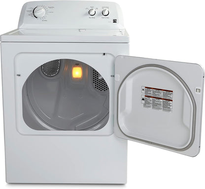 29 in Front Load Electric Dryer with Wrinkle Guard and 7.0 Cubic Ft. Total Capacity, White