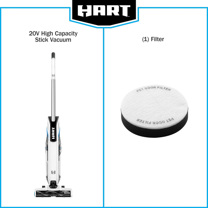 20-Volt High Capacity Cordless Stick Vacuum Battery Not Included