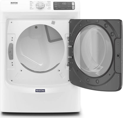 MED6630HW Front-Loading Electric Dryer, White