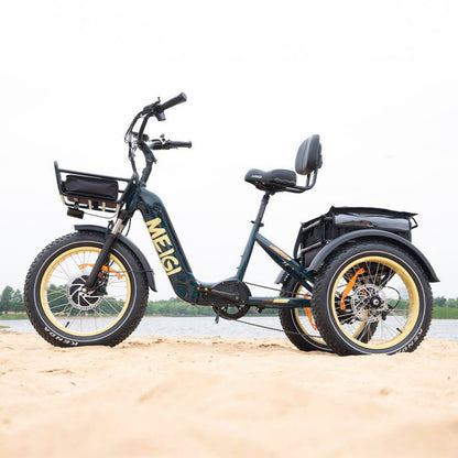 Silverado 20 48V/14Ah 750W Foldable Fat Tire Electric Trike, 330LBS 96817362