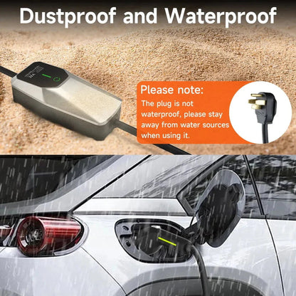 32 Amp Level 1 and 2 Portable EV Charger, 26FT Cable NEMA 14-50 Plug for Electric Car Home Charging Station 7.68KW