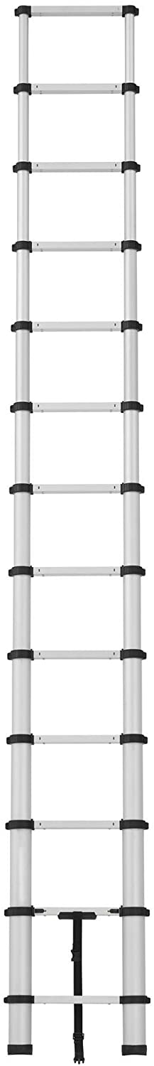 20313T1ASE SmartClose Telescoping Aluminum Ladder with Pinch-Free, Soft-Close Locking Mechanism 300-Pound Capacity