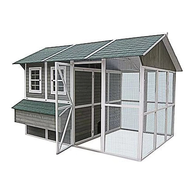 My Backyard Farm DDP-1553 Extreme Chicken Barn Coop, Walk-In, Holds 24 Birds, 140.6 x 108.3 x 96-In., Quantity 1, 2025