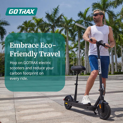 Adult Electric Scooter, 8.5 Inch Pneumatic Tires, MAX Range 14/18 Miles, MAX Speed 15.5/18 MPH, Powered by 300 Watt Motor