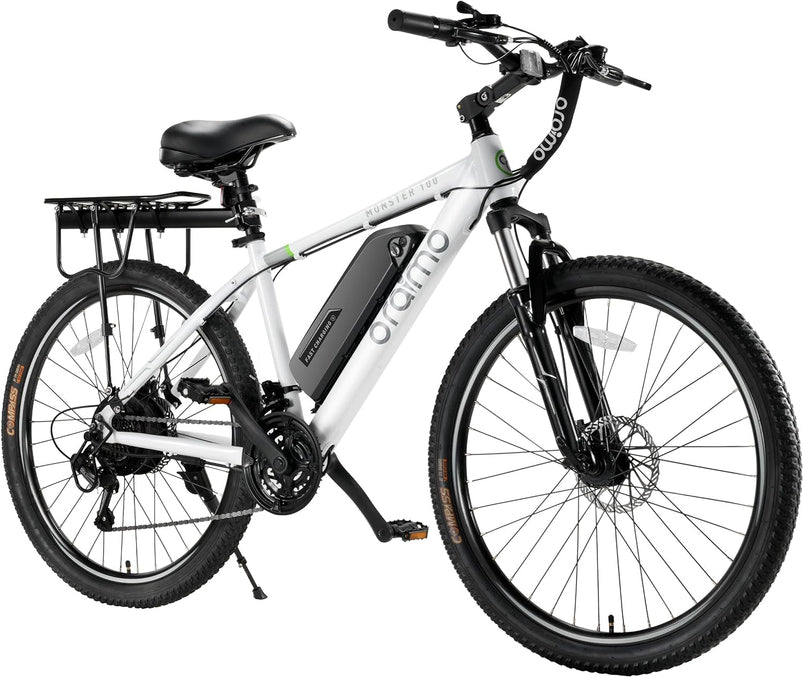 Adult Electric Bike, 350W BAFANG Motor 500W Peak, 4A 3H Fast Charging, 468Wh Li-Ion Battery, 21 Speed Gears, Air Saddle