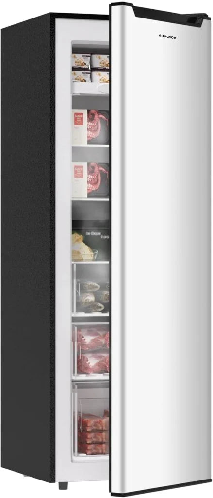 Bangson Upright Freezer, 7.0 Cu. Ft. Stand up Freezer, Convertible Upright Freezer/Refrigerator, Single Door for Kitchen, Garage, Office, Apartment