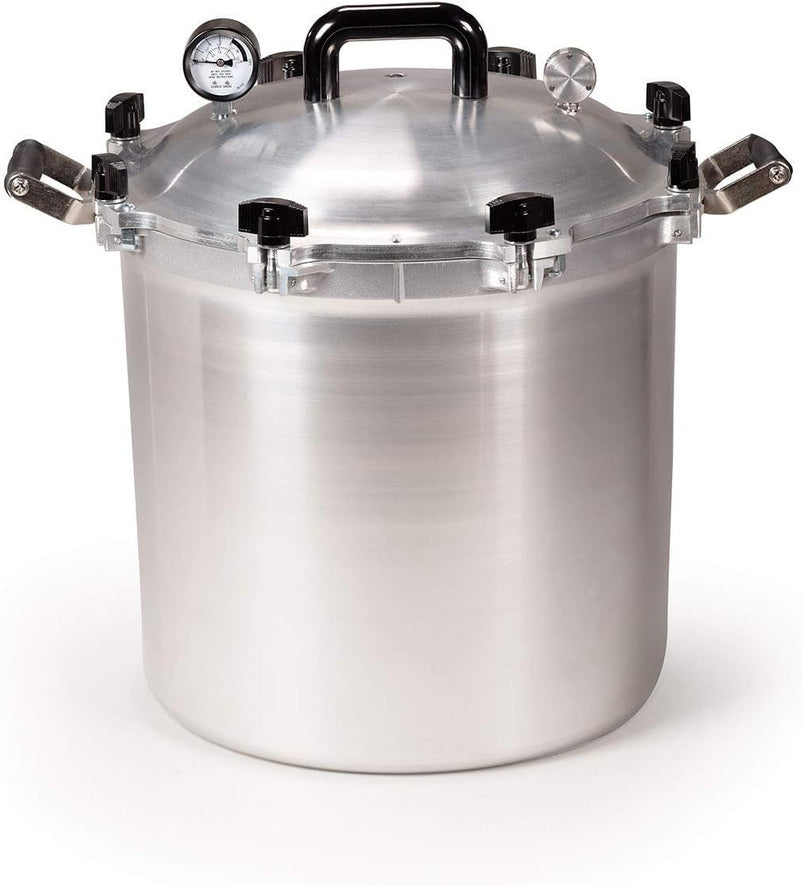 All American 1930, 21.5qt Pressure Cooker/Canner the 921, Metal to Metal Sealing System, Easy to Open and Close, Suitable for Gas, Electric