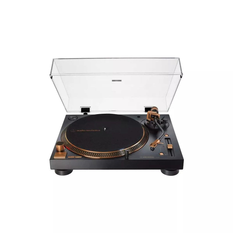 Audio Technica At-LP120XUSB-Bz Direct Drive USB Turntable, Bronze, 3-Speed, Built-in Preamp, Vinyl to Digital Conversion