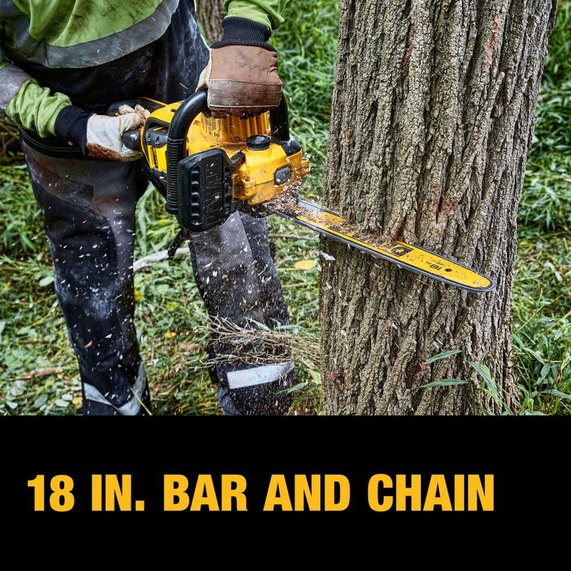 60V MAX Chainsaw 18 in Brushless Cordless Kit DCCS672X1 from