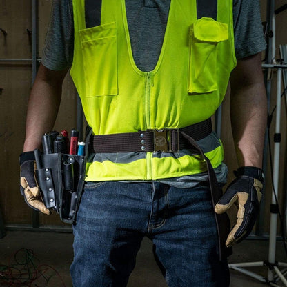 5300 Tool Set, Electrician Tool Kit Has 4 Screwdrivers, 4 Pliers, Tape Measure, Stripper, Tool Pouch, Tool Belt, 12-Piece
