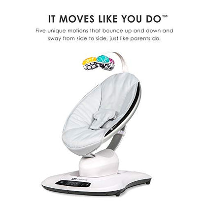 4moms mamaRoo 4 Multi-Motiontm Baby Swing, Bluetooth Baby Rocker with 5 Unique Motions