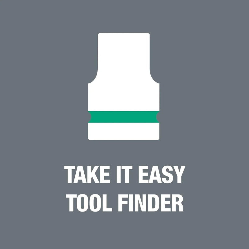 5003594001 8100 Sb 2 Zyklop 3/8" Metric Ratchet Set Piece of 43