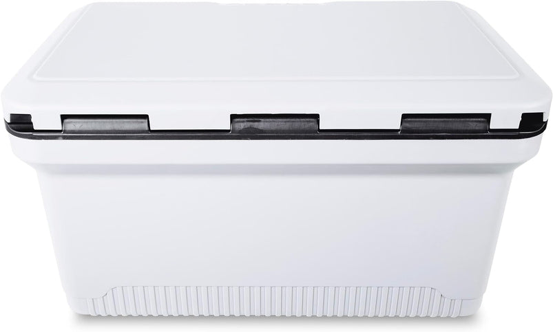 60 QT Ultra-Light Injection Molded Cooler, Ice Chest Keeps Ice up to 7 Days, Large Cooler Includes Wire Basket, Divider and Built-in Bottle Opener