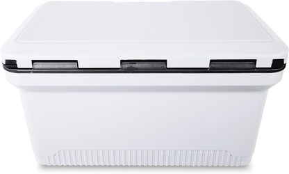 60 QT Ultra-Light Injection Molded Cooler, Ice Chest Keeps Ice up to 7 Days, Large Cooler Includes Wire Basket, Divider and Built-in Bottle Opener