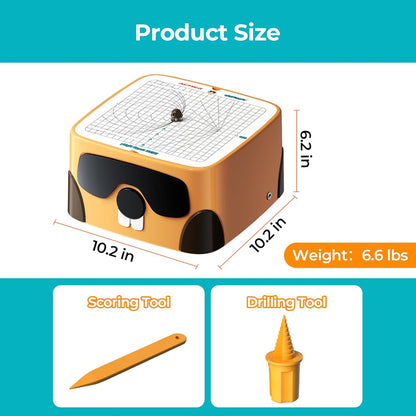 Beaverbot Kids Cardboard Cutter Stem Craft Kit, Ages 3 Plus