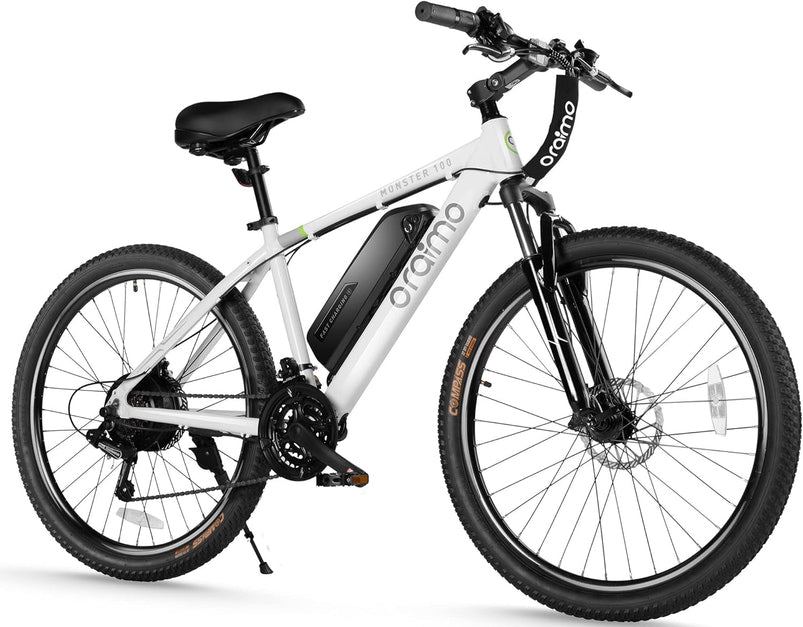 Adult Electric Bike, 350W BAFANG Motor 500W Peak, 4A 3H Fast Charging, 468Wh Li-Ion Battery, 21 Speed Gears, Air Saddle