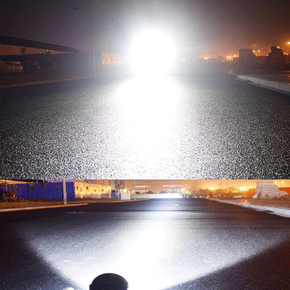 5 Inch 140W DHF10 LED Fog Lights 28000LM Floodlights and Spotlights Round Off-Road LED Pod Assist Lights Strip Driving Bumpers, Trucks, ATV Cars