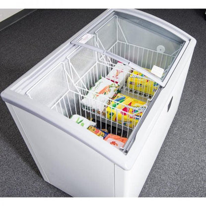 7.4 Cubic Feet Cu. Ft. Chest Freezer with Adjustable Temperature Controls